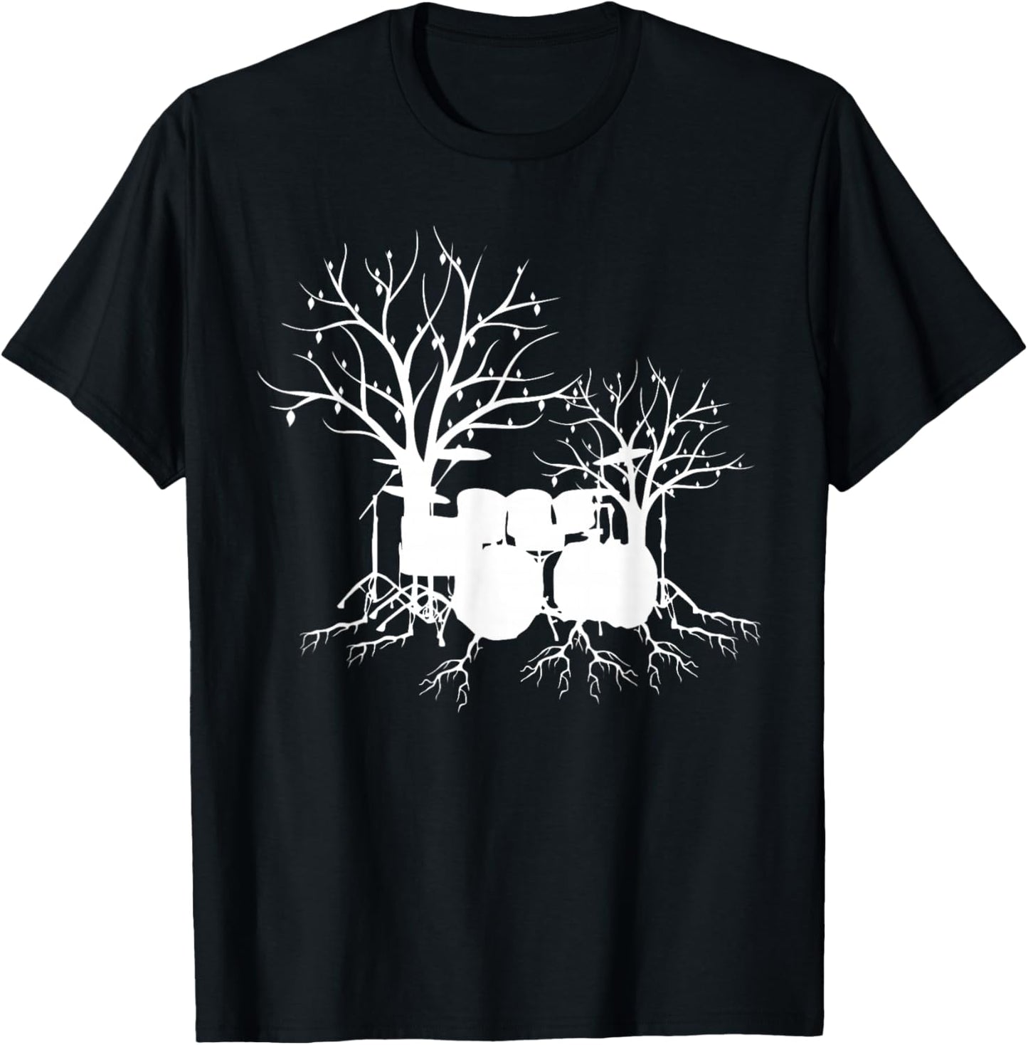 Cool Drummer Design Women Drumming Drum Set Drummer T-Shirt - T-Shirt | Black