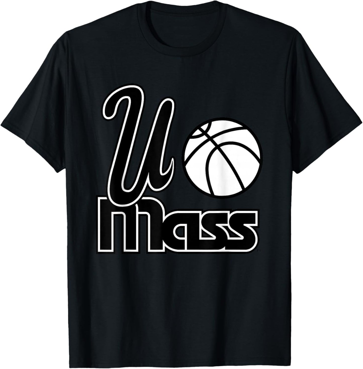 UMass Minutemen | Official Licensed NCAA Merch | UMASVIN1008 T-Shirt - T-Shirt | Black