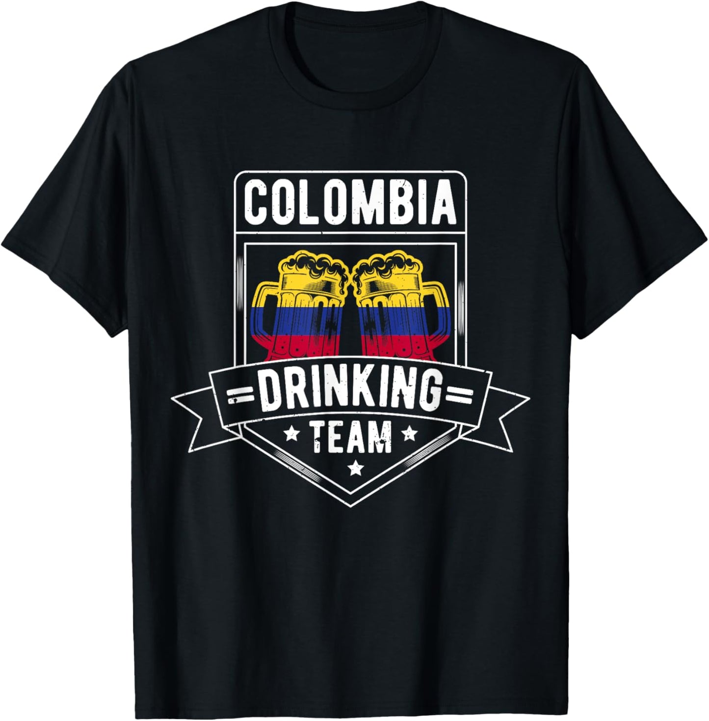 Colombia DRINKING TEAM Colombia Beer Festival T-Shirt - T-Shirt | Black