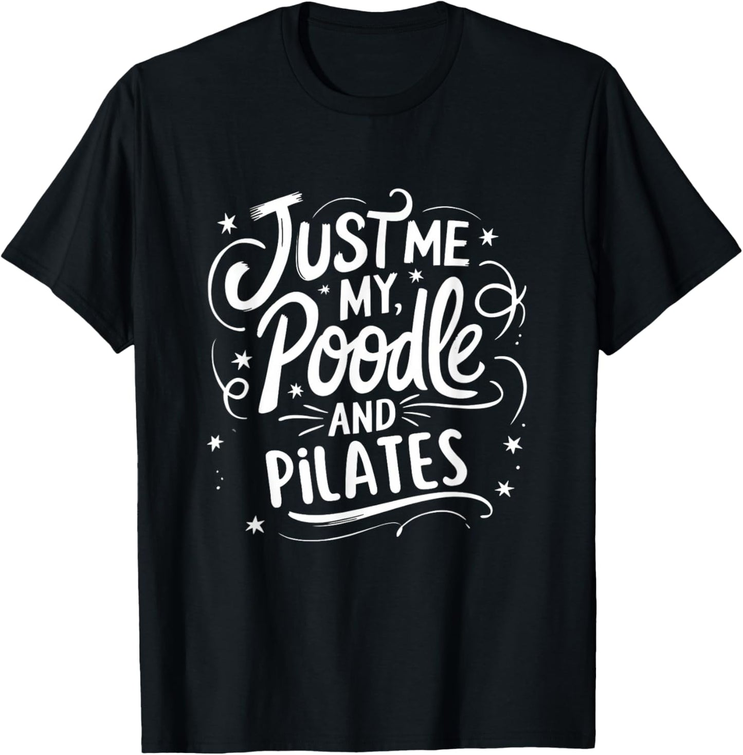 Poodle Mom Owner Loves Pilates Dog Lover Women T-Shirt - T-Shirt | Black