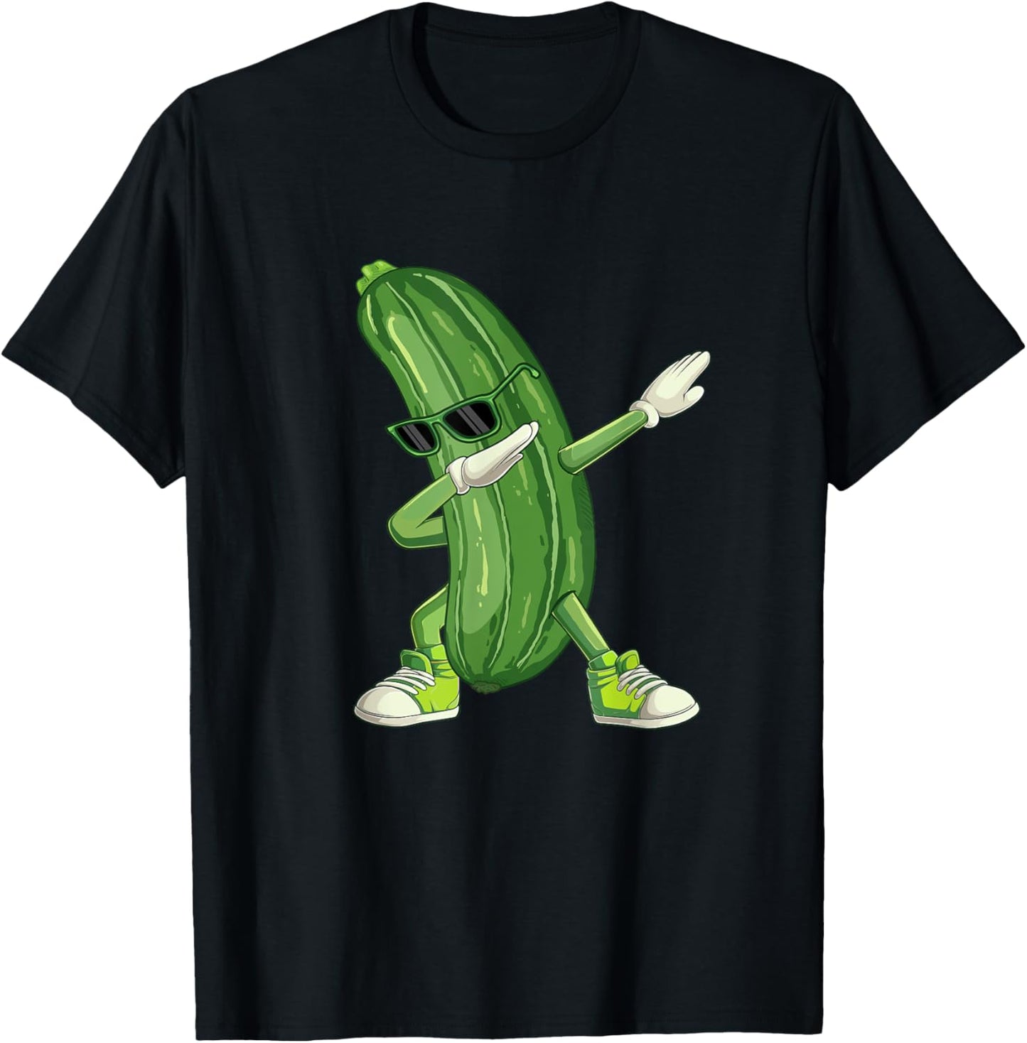 Dabbing Pickle - Dill Pickle Lover Pickling Cucumber T-Shirt - T-Shirt | Black