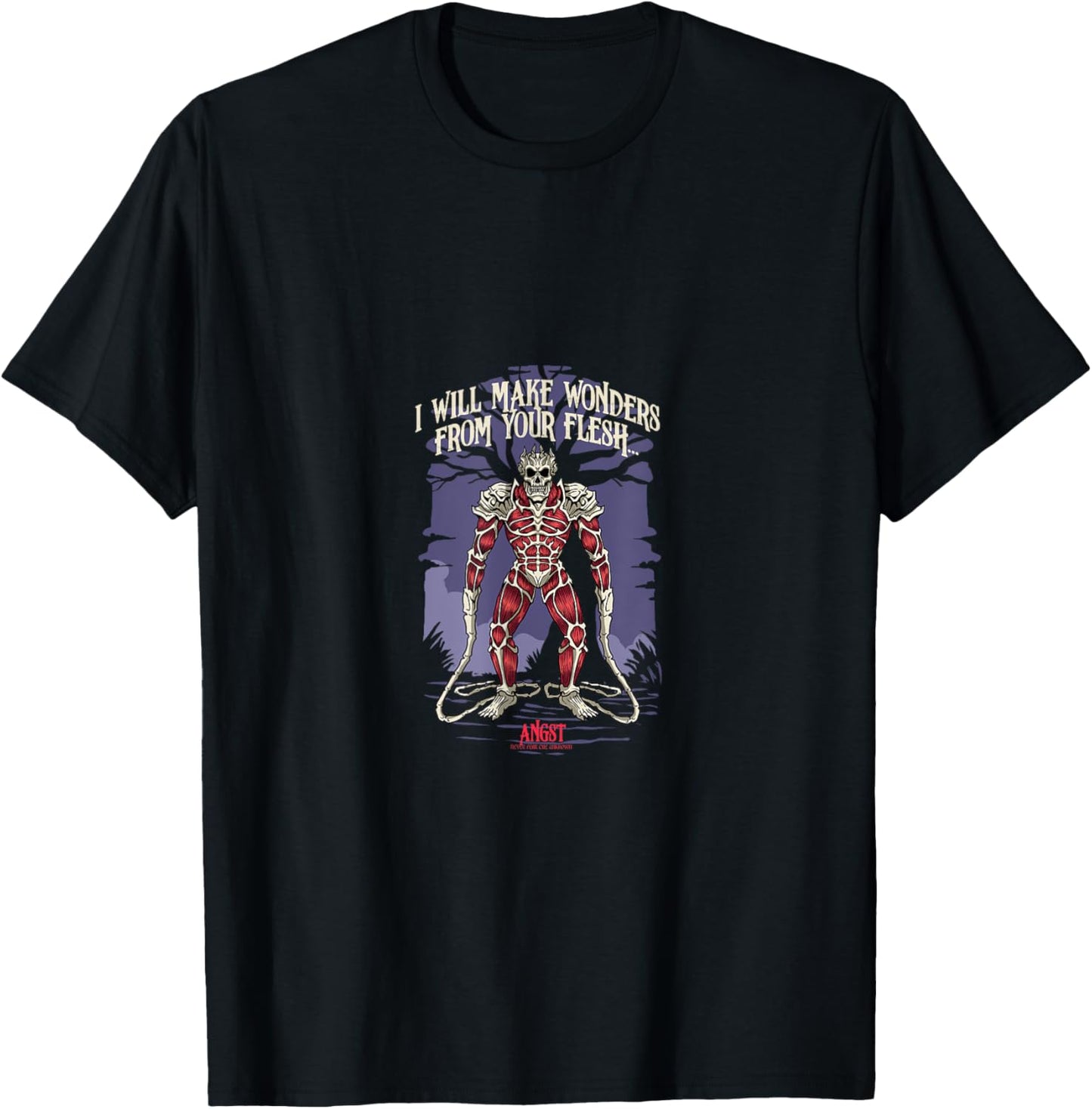 Angst: Fear the Unknown - Flesh Weaver T-Shirt - T-Shirt | Black