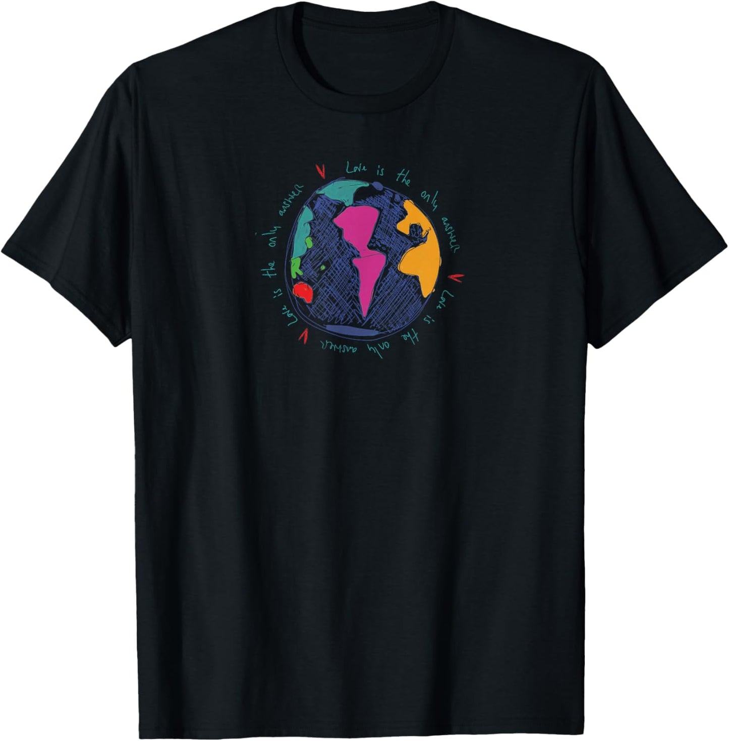 Coldplay Love is the Only Answer Amazon Exclusive T-Shirt - T-Shirt | Black