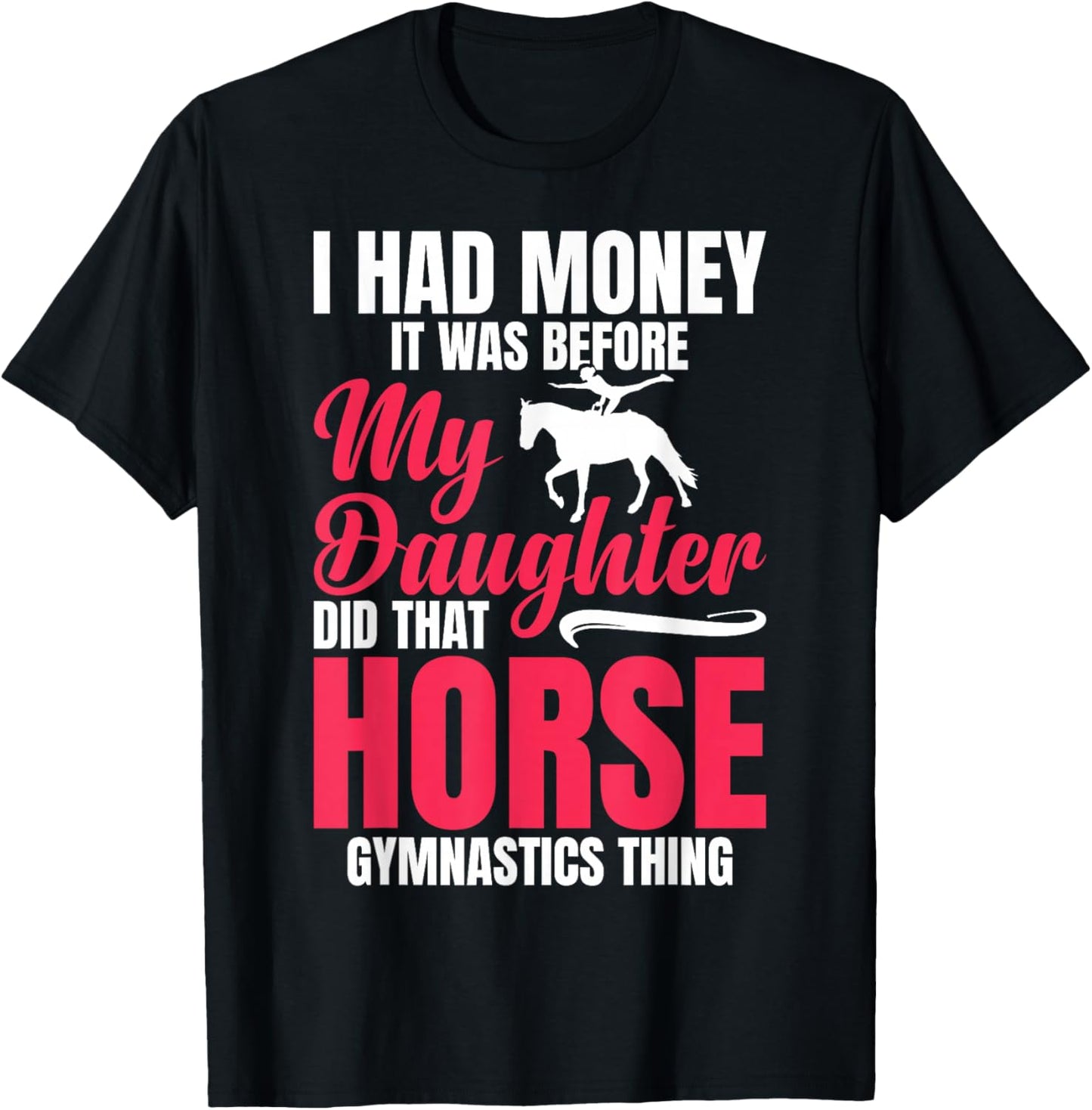Horse Vaulter Mama Artistic Equestrian Horse Vaulting Mom T-Shirt - T-Shirt | Black