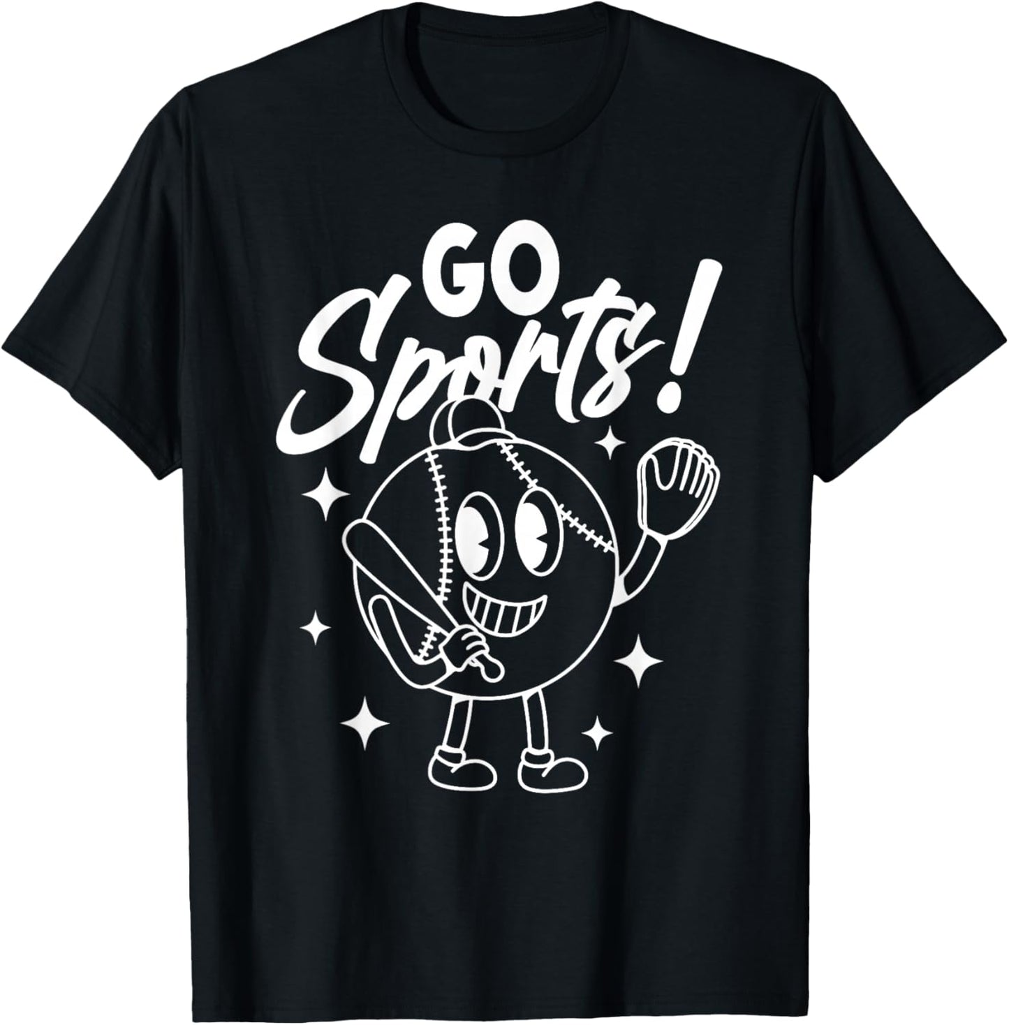 Go Sports Funny Sarcastic Saying Slogan Sarcastic Football T-Shirt - T-Shirt | Black
