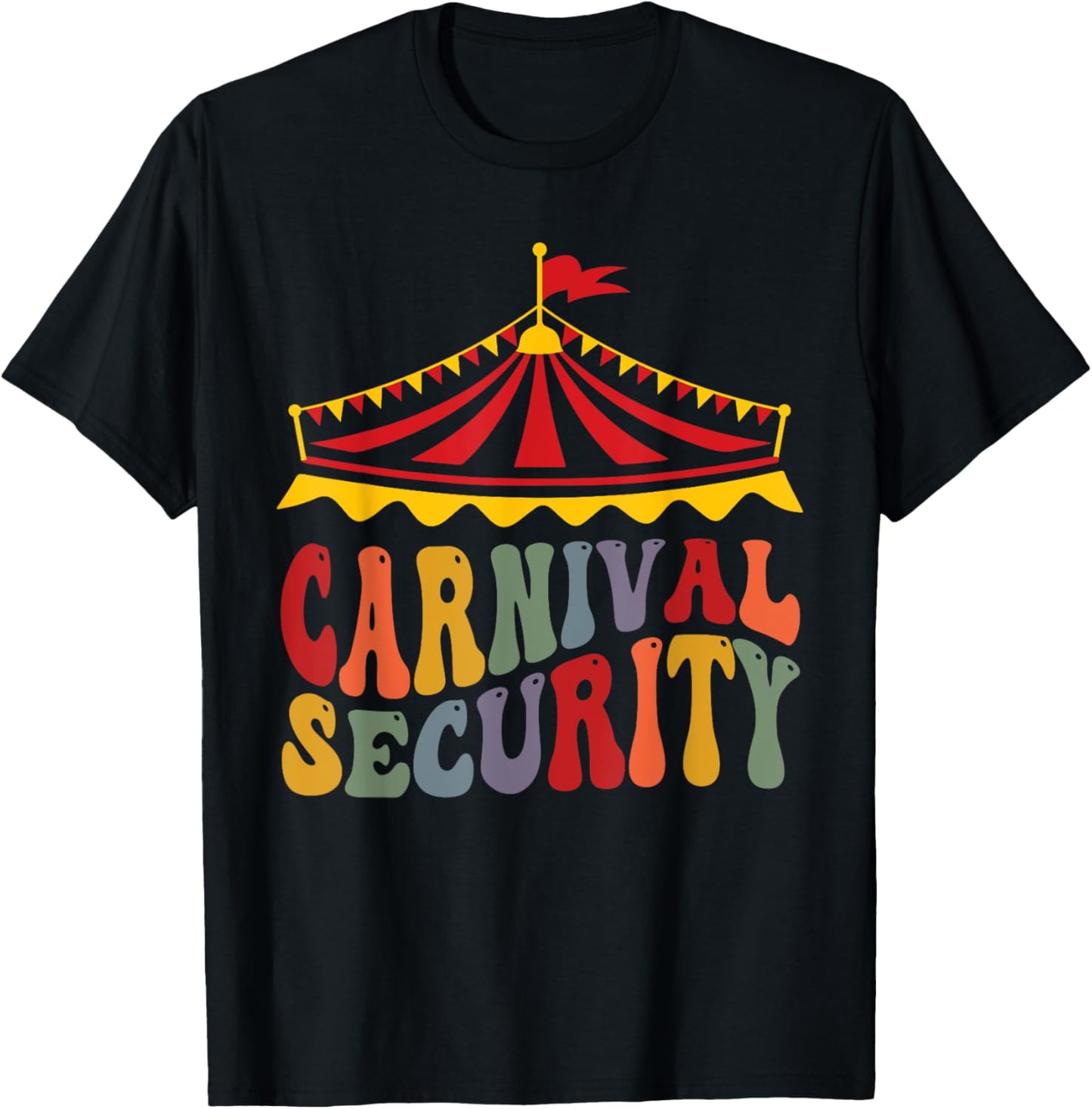Circus Carnival Security Carnival Crew kids boys girls T-Shirt - T-Shirt | Black