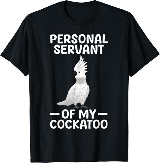 Best Cockatoo Design Women Parrot Lovers Cockatoo T-Shirt - T-Shirt | Black