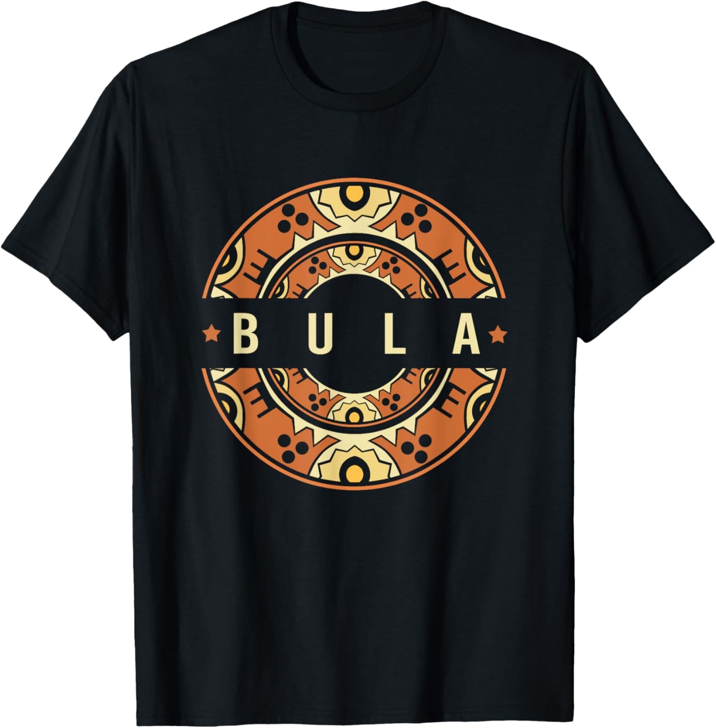 Fiji Island Fijian Tapa Traditional Masi Kesakesa Bula T-Shirt - T-Shirt | Black