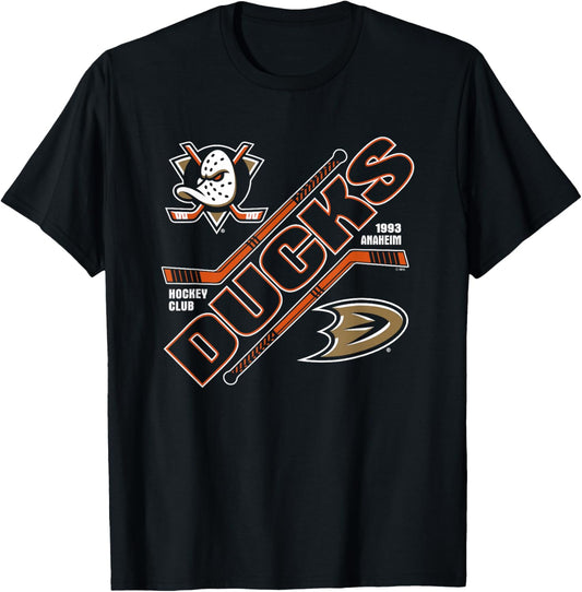 Anaheim Ducks Force Black Officially Licensed T-Shirt - T-Shirt | Black