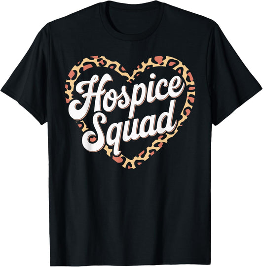 Hospice Squad Hospice Nurse T-Shirt - T-Shirt | Black