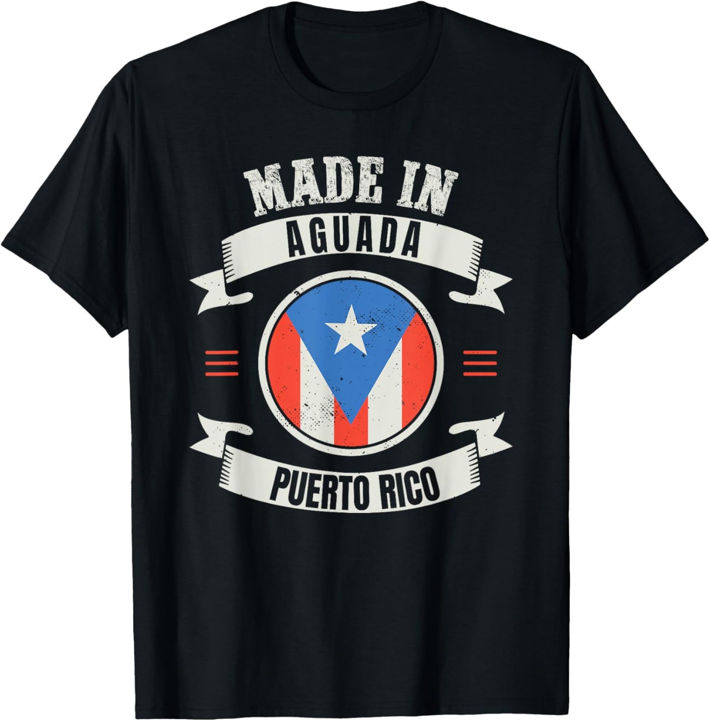 Boricua Aguadeño Puerto Rico Gift - Made In Aguada T-Shirt - T-Shirt | Black