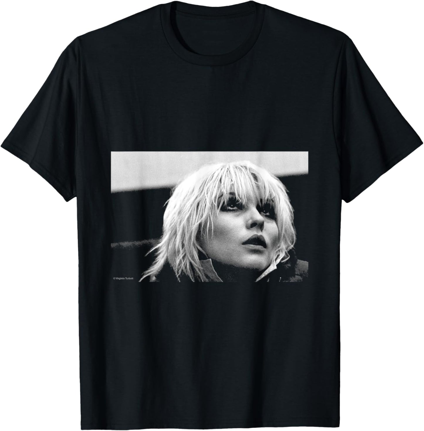 Debbie Harry Blondie Singer By Virginia Turbett T-Shirt - T-Shirt | Black