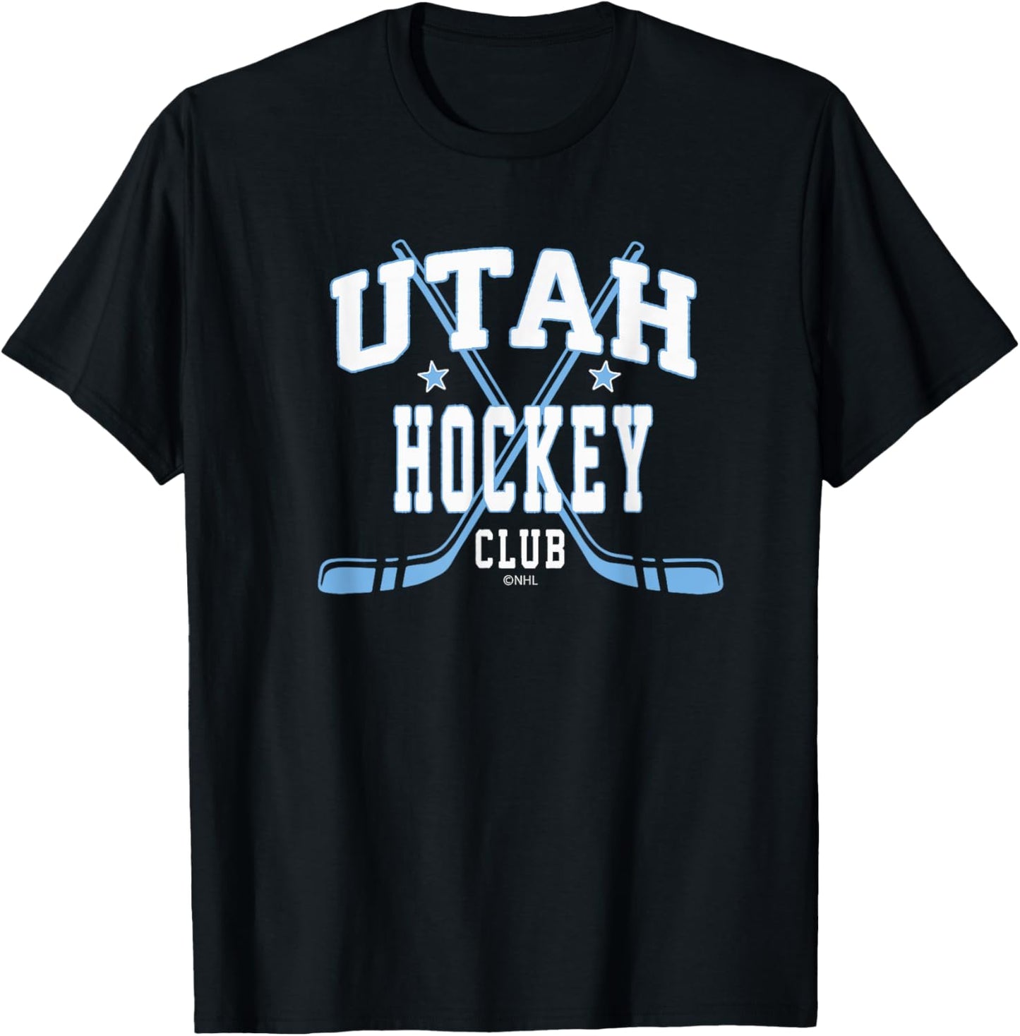 Utah Hockey Club Stars Officially Licensed T-Shirt - T-Shirt | Black