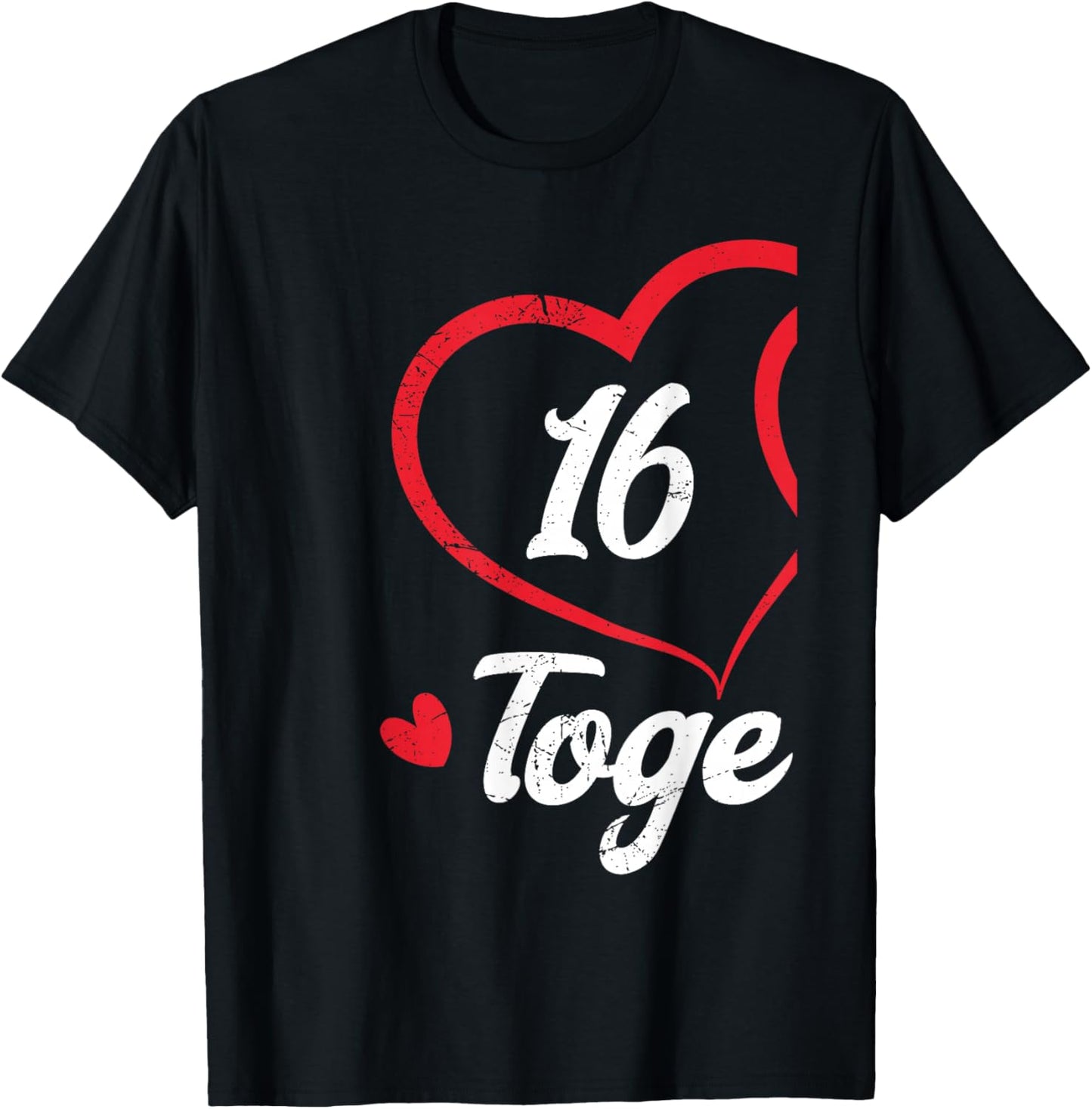 16th Wedding Anniversary 16 Years Together Couples Matching T-Shirt - T-Shirt | Black