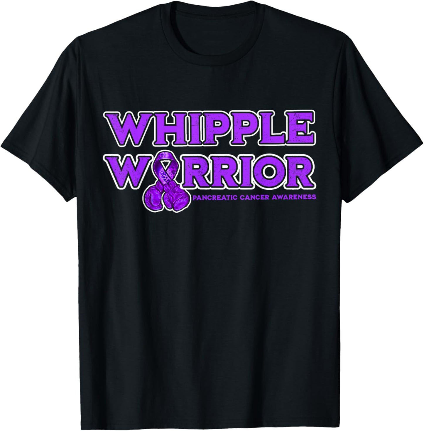 Whipple Warrior Pancreatic Cancer Awareness T-Shirt - T-Shirt | Black