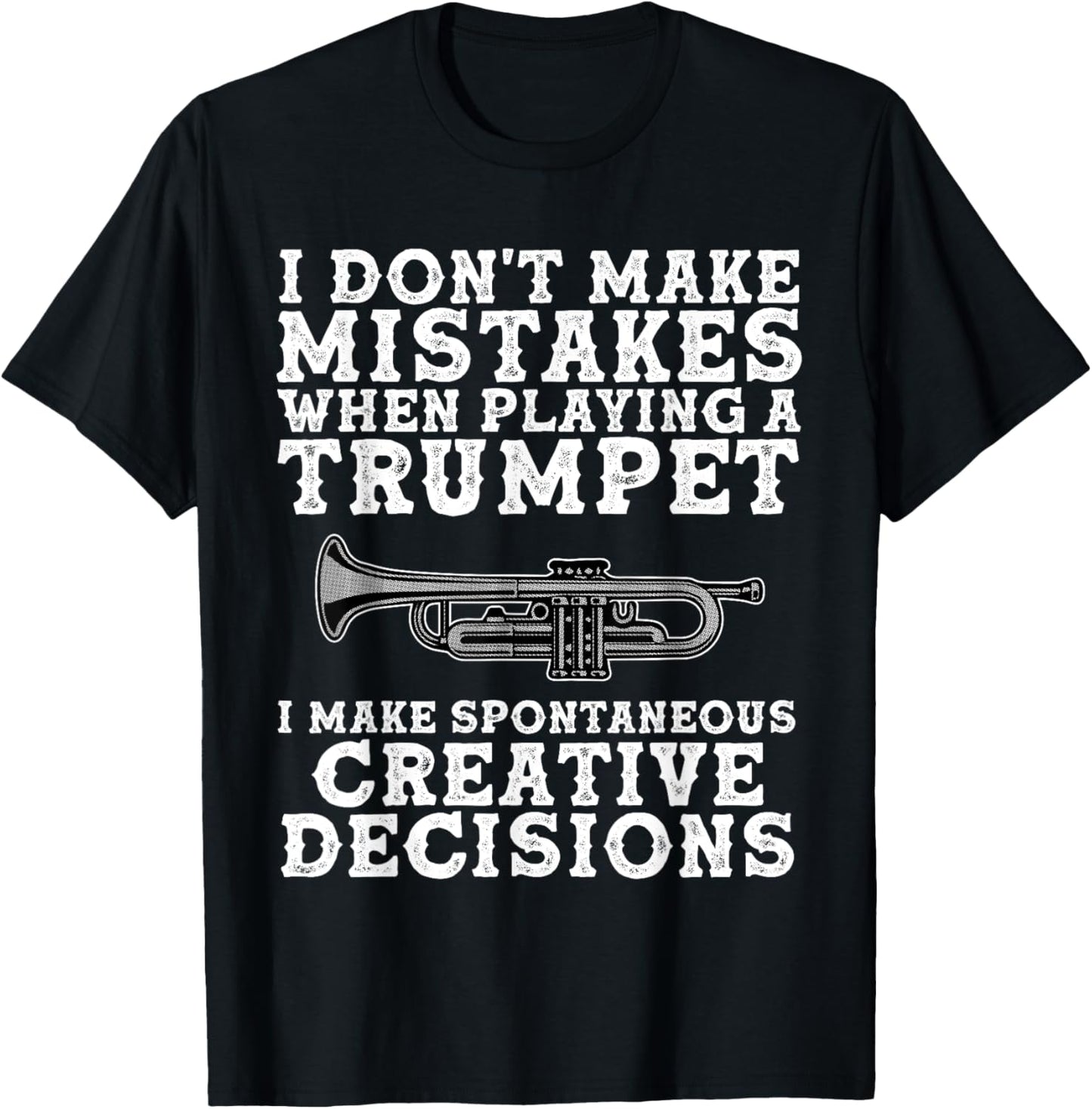 Funny Trumpet Art Women Trumpetist Trumpet Player T-Shirt - T-Shirt | Black