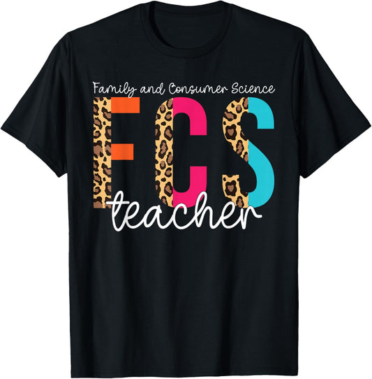 Home Ec Teacher Family and Consumer Science FCS Teacher T-Shirt - T-Shirt | Black