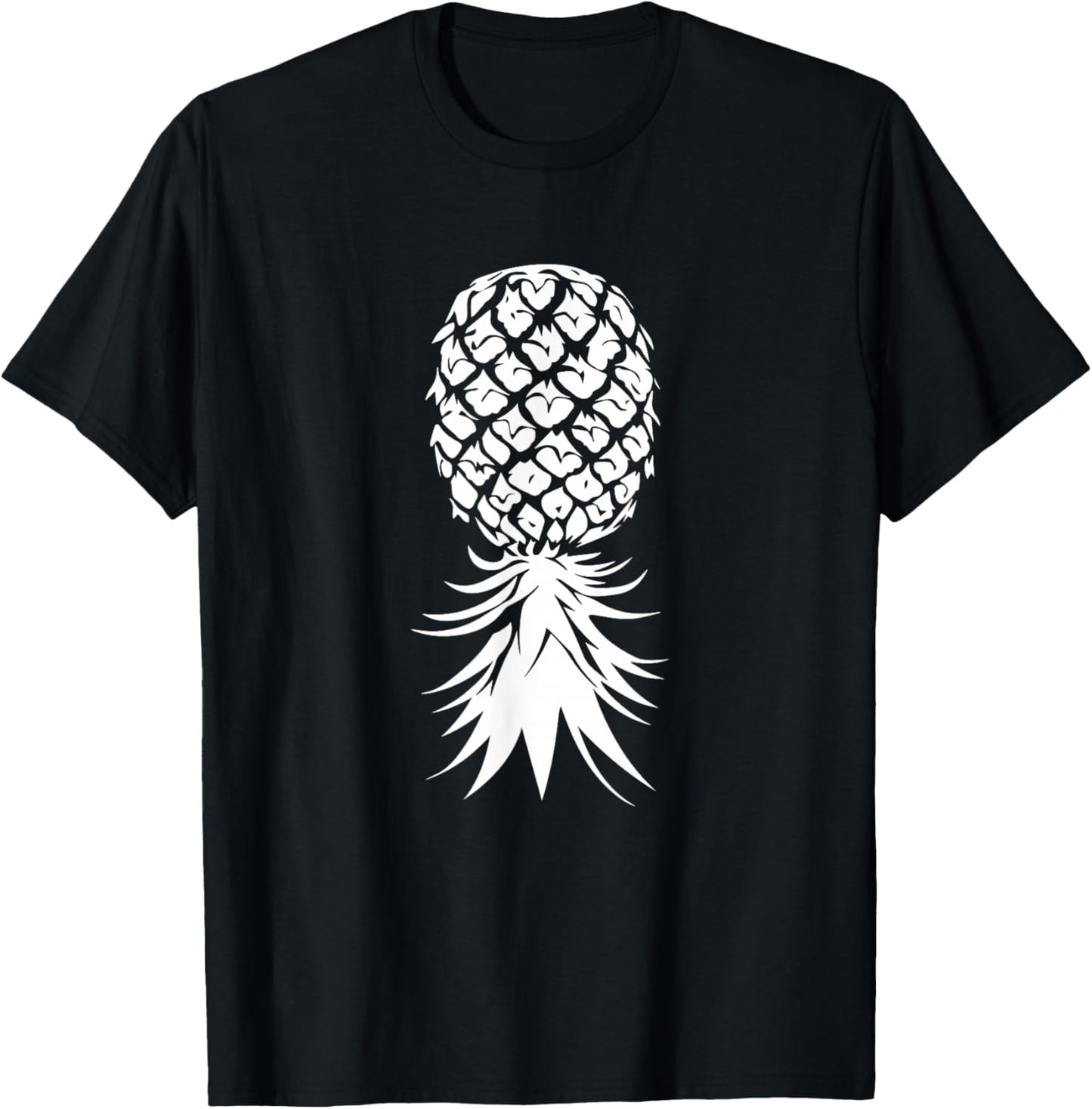 Upside Down Pineapple T-Shirt - T-Shirt | Black