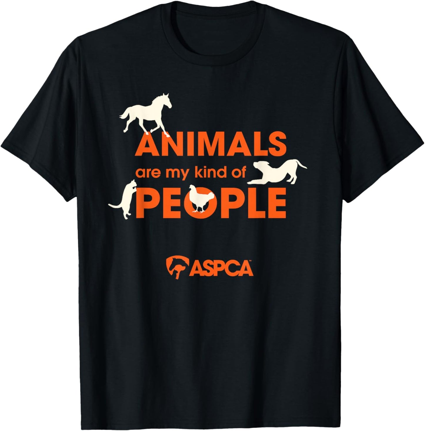 Animals are My Kind of People T-Shirt - T-Shirt | Black