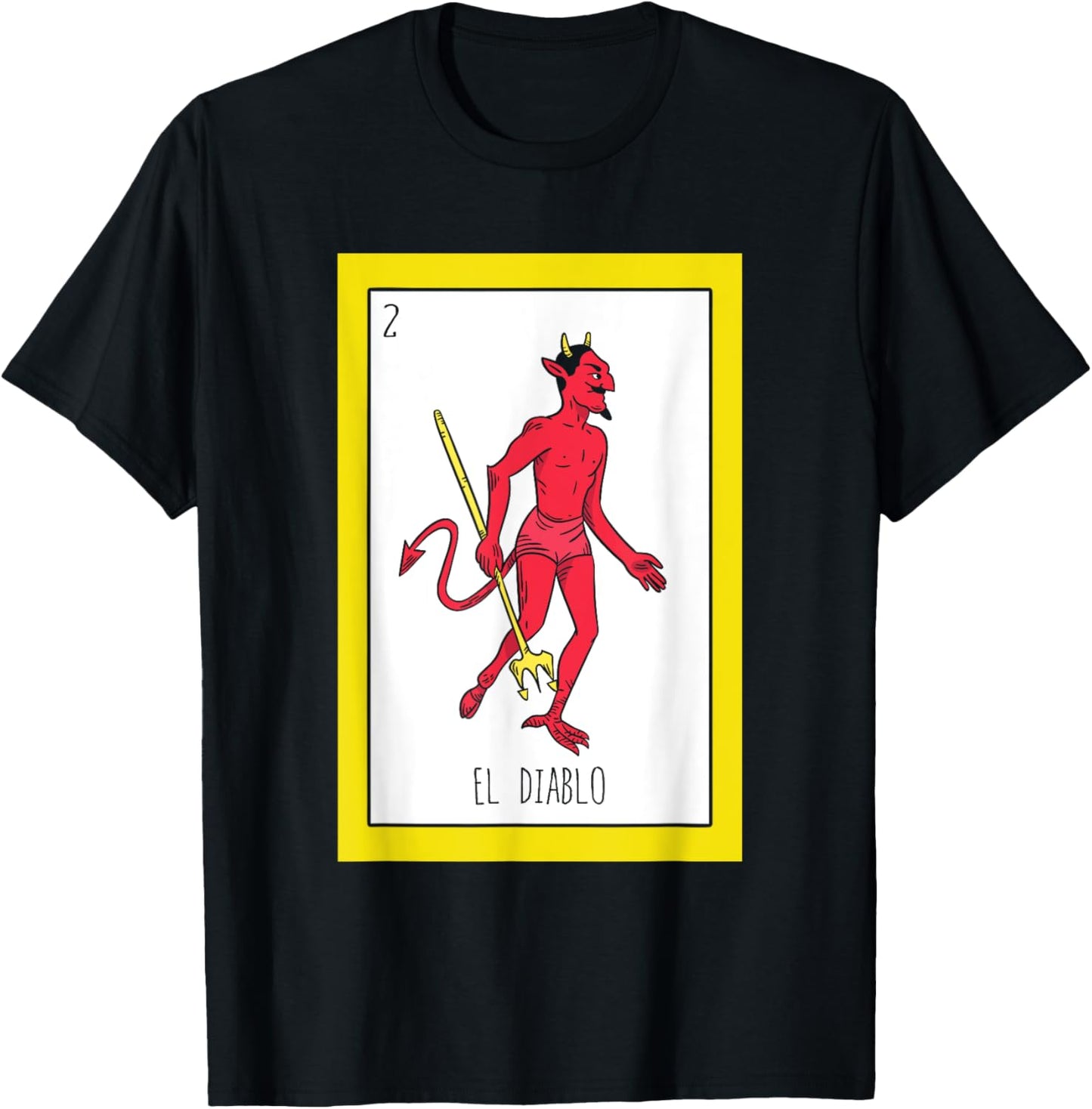 El Diablo Card T-Shirt - T-Shirt | Black