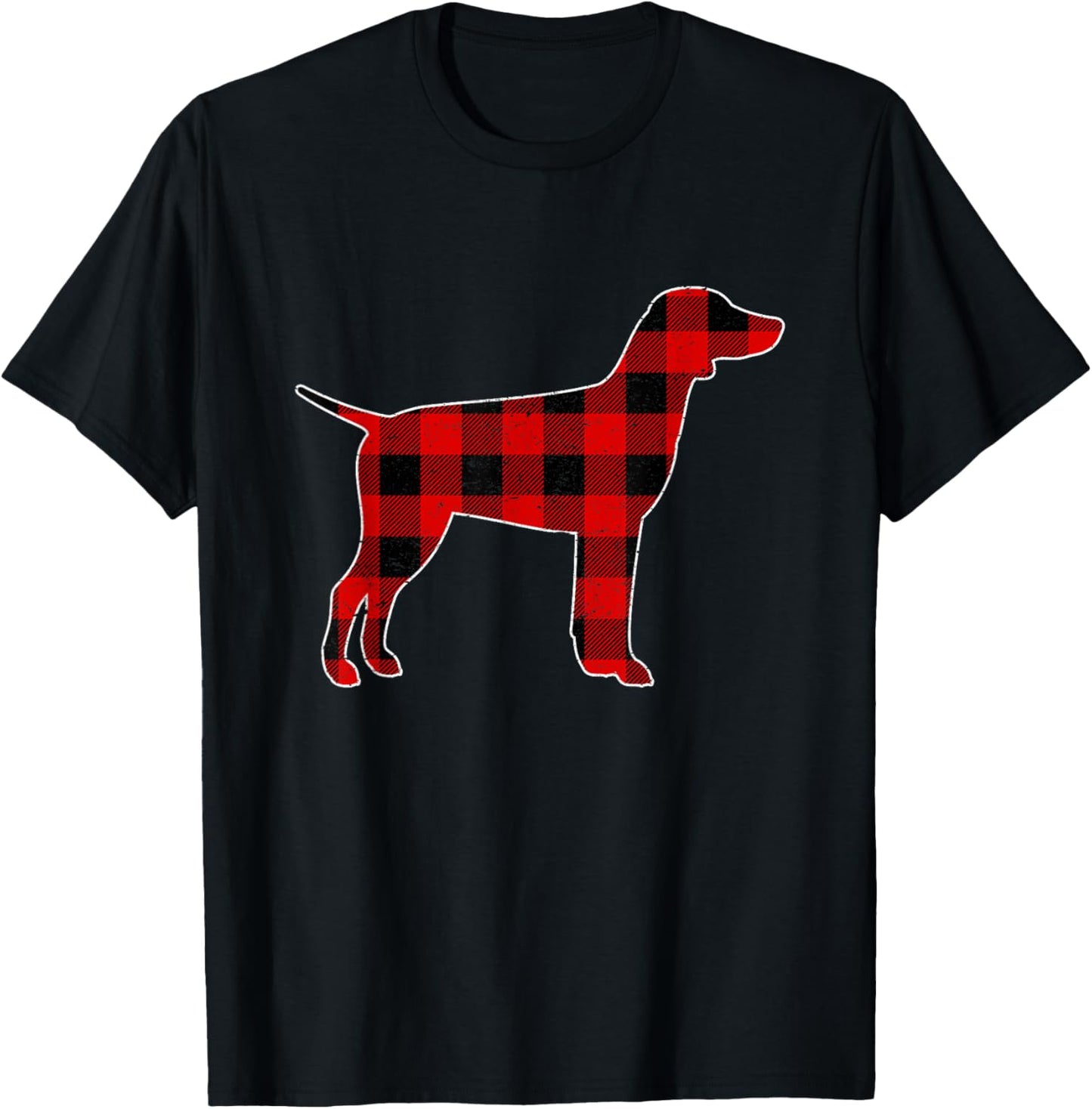 Christmas German pointer Pajama Pj, Christmas Dog Buffalo T-Shirt - T-Shirt | Black