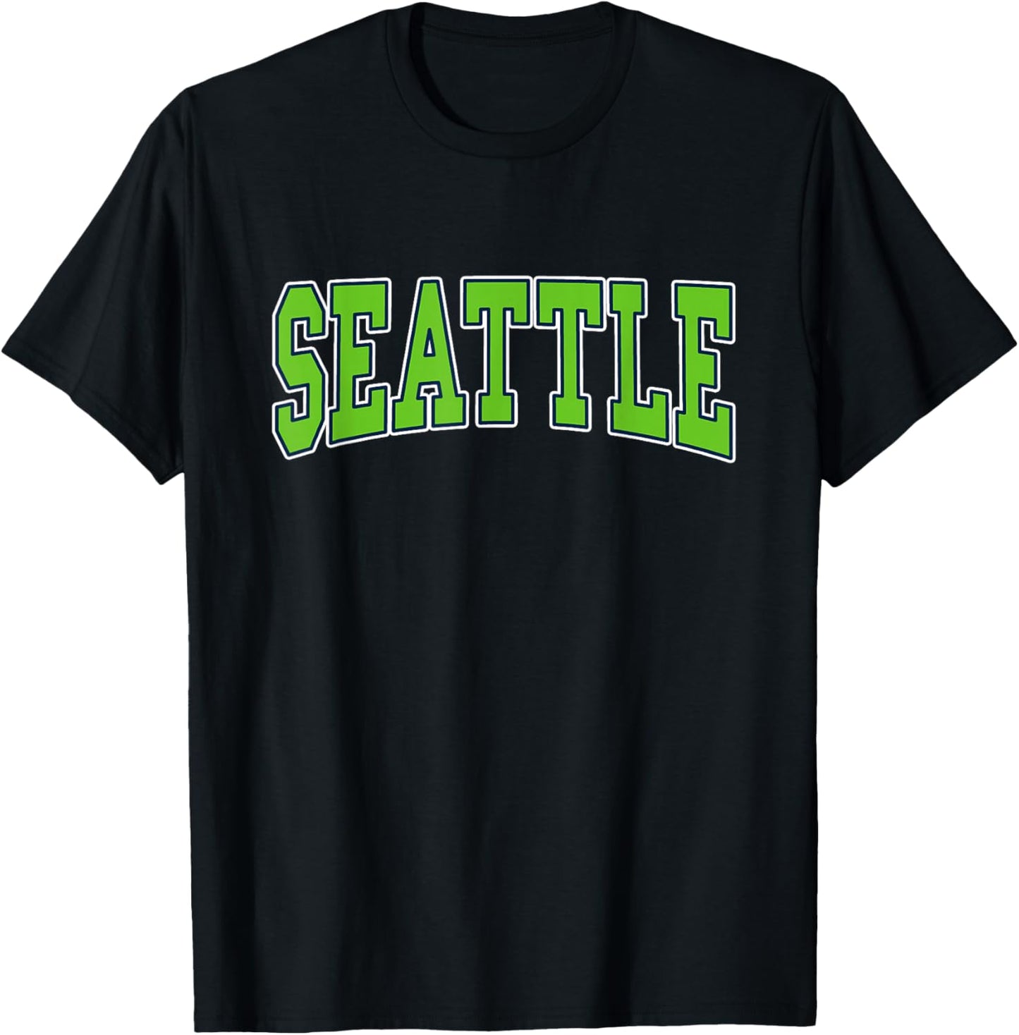 SEATTLE - Throwback Design - Classic T-Shirt - T-Shirt | Black