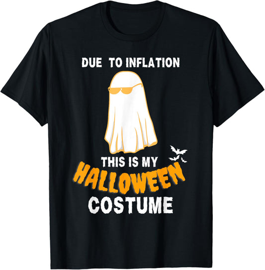 Due To Inflation This Is My Halloween Costume Stagflation T-Shirt - T-Shirt | Black