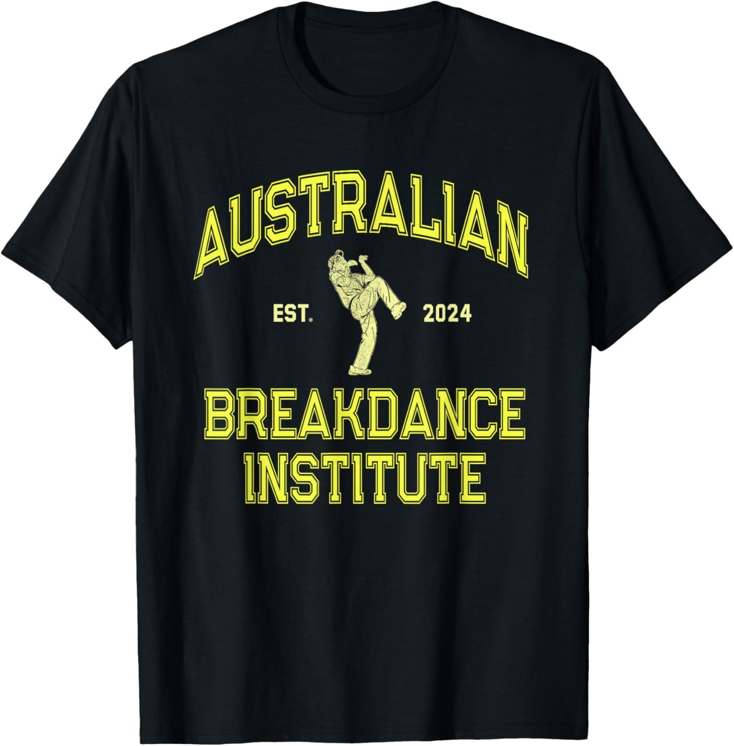 Funny AUSTRALIAN BREAKDANCE INSTITUTE Breakdancing Costume T-Shirt - T-Shirt | Black