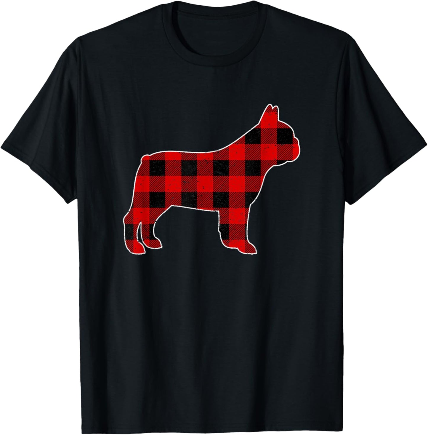 Christmas French bulldog Pajama Pj, Christmas Dog Buffalo Women Kids T-Shirt - T-Shirt | Black