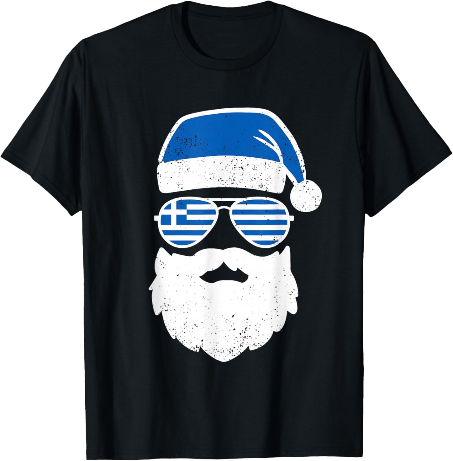 Funny Greek Christmas Pajama Funny Greek Matching Family T-Shirt - T-Shirt | Black