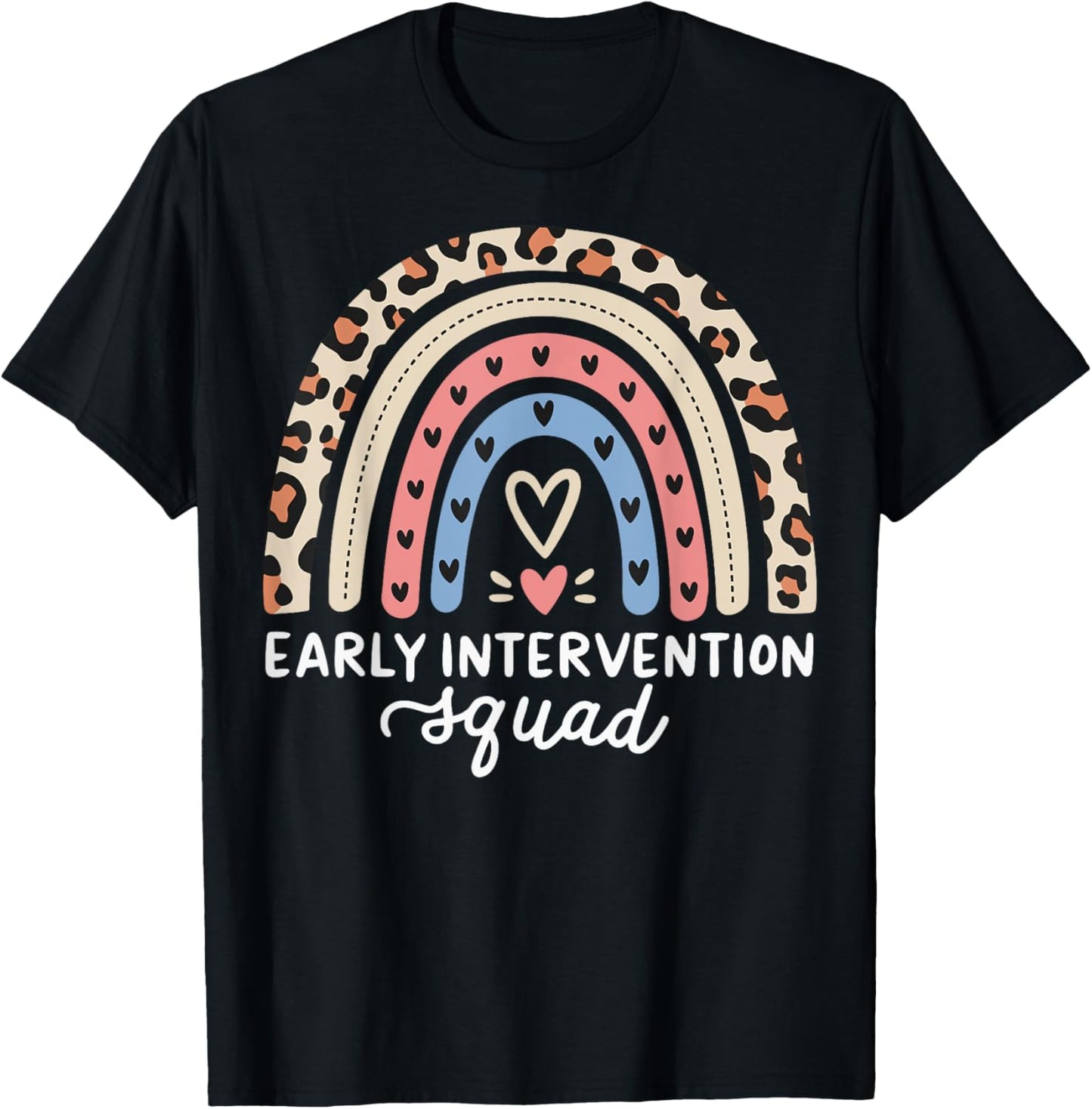 Early Intervention Squad Behavioral Intervention T-Shirt - T-Shirt | Black