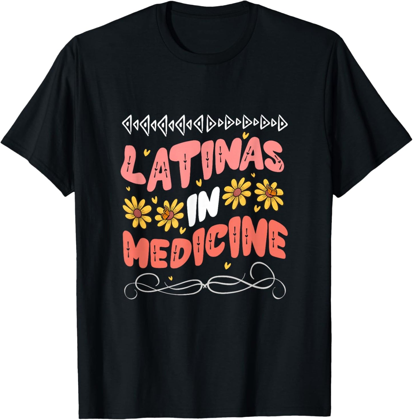 Latinas In Medicine Doctor Pride T-Shirt - T-Shirt | Black