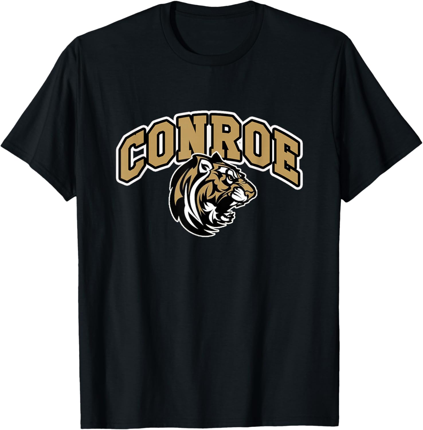 Conroe High School Tigers T-Shirt - T-Shirt | Black