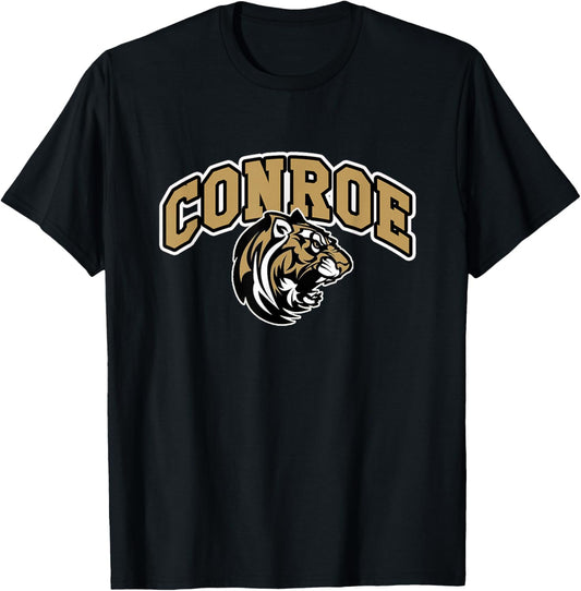 Conroe High School Tigers T-Shirt - T-Shirt | Black