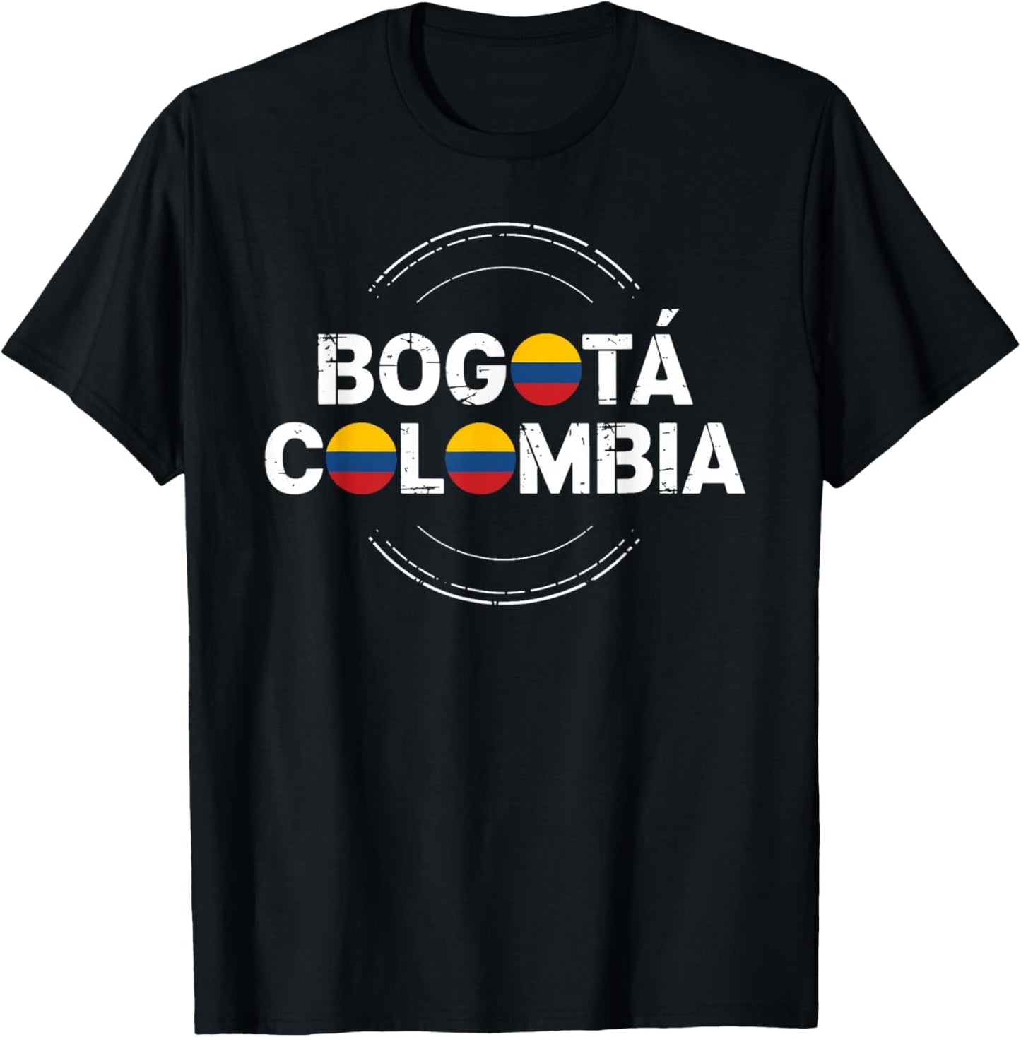 Bogotá Colombia Flag Proud Colombian Souvenir Colombia Flag T-Shirt - T-Shirt | Black