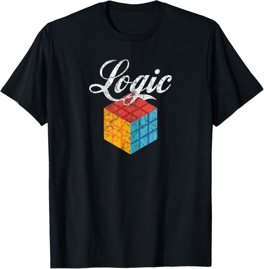 Vintage Distressed Logic Rap and Hip Hop T-Shirt - T-Shirt | Black
