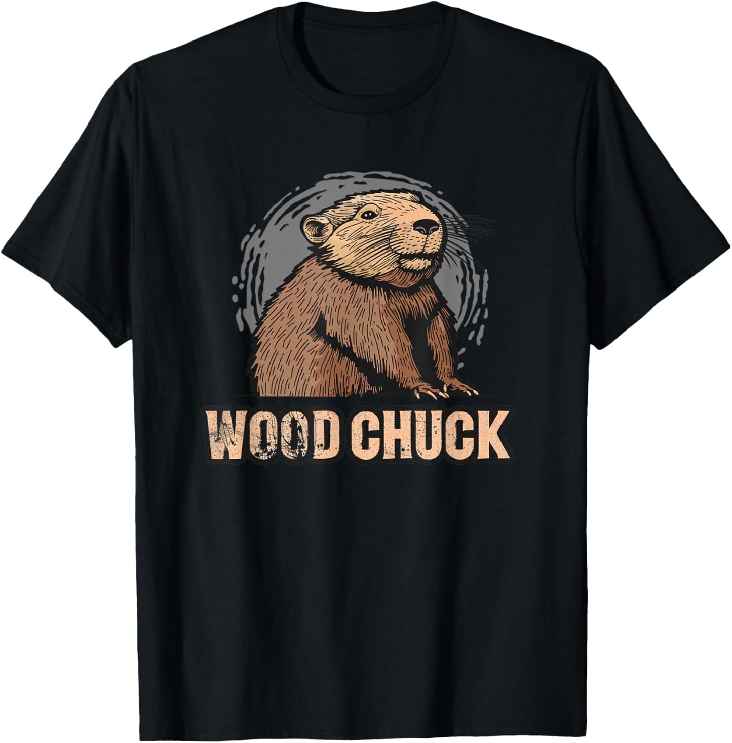 Pretty Woodchuck Costume for Funny Boys and Girls T-Shirt - T-Shirt | Black