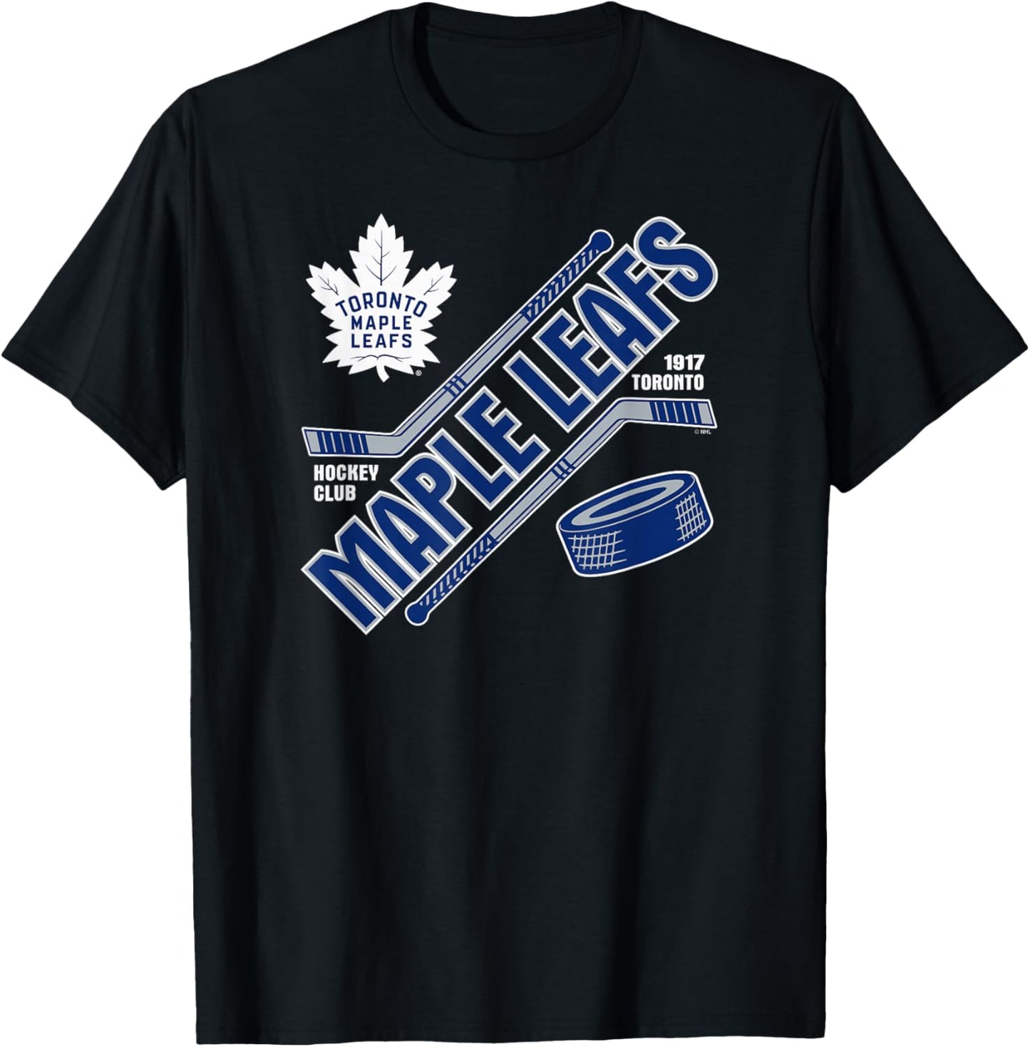 Toronto Maple Leafs Force Black Officially Licensed T-Shirt - T-Shirt | Black