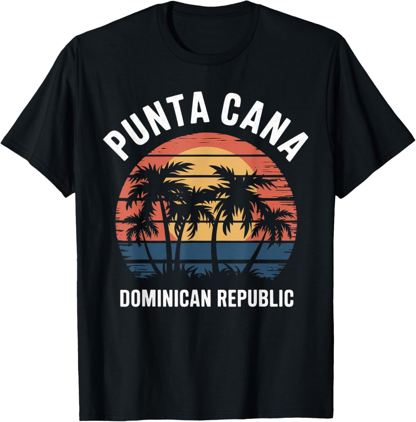 Punta Cana Souvenirs Family Beach Friends Group Vacation T-Shirt - T-Shirt | Black