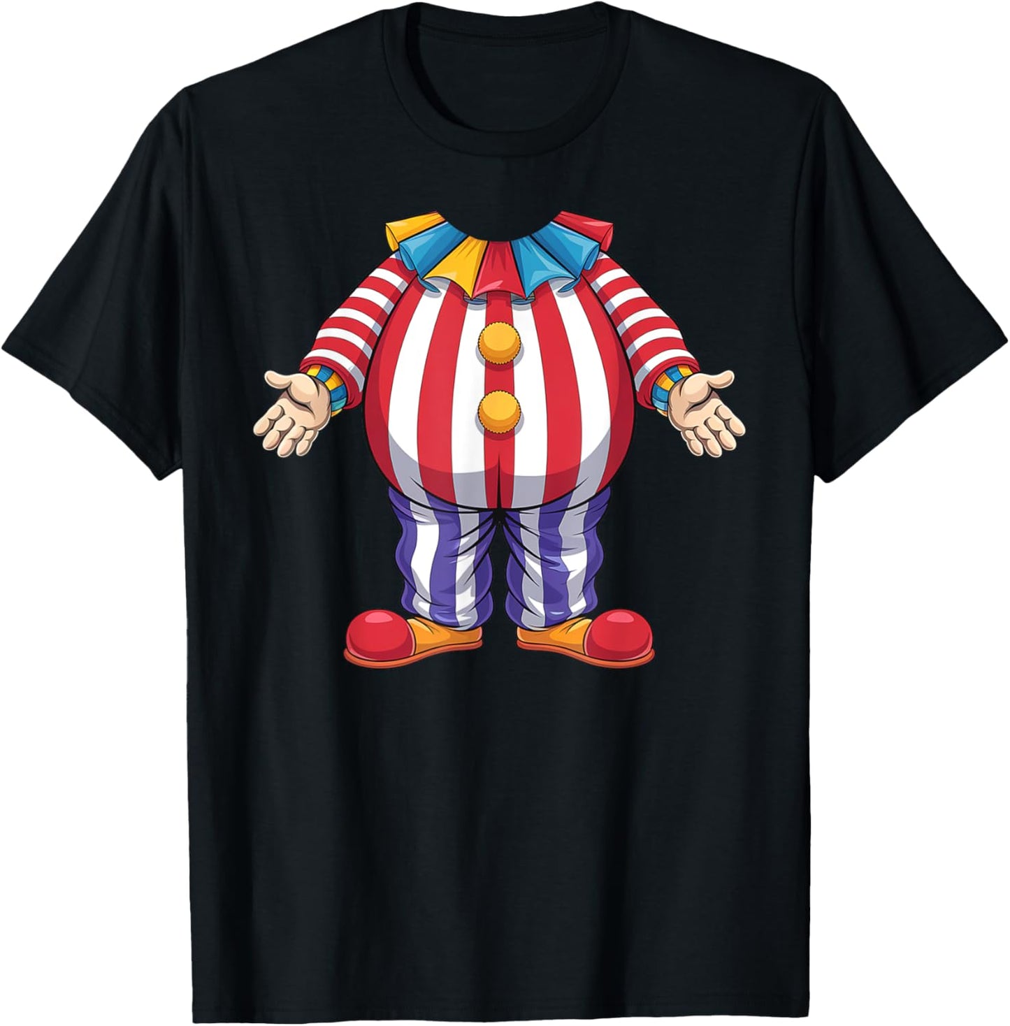 Clown Costume Halloween T-Shirt - T-Shirt | Black