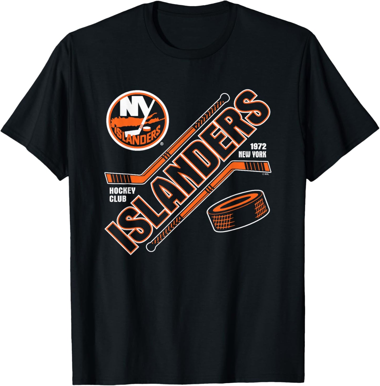 New York Islanders Force Blue Officially Licensed T-Shirt - T-Shirt | Black