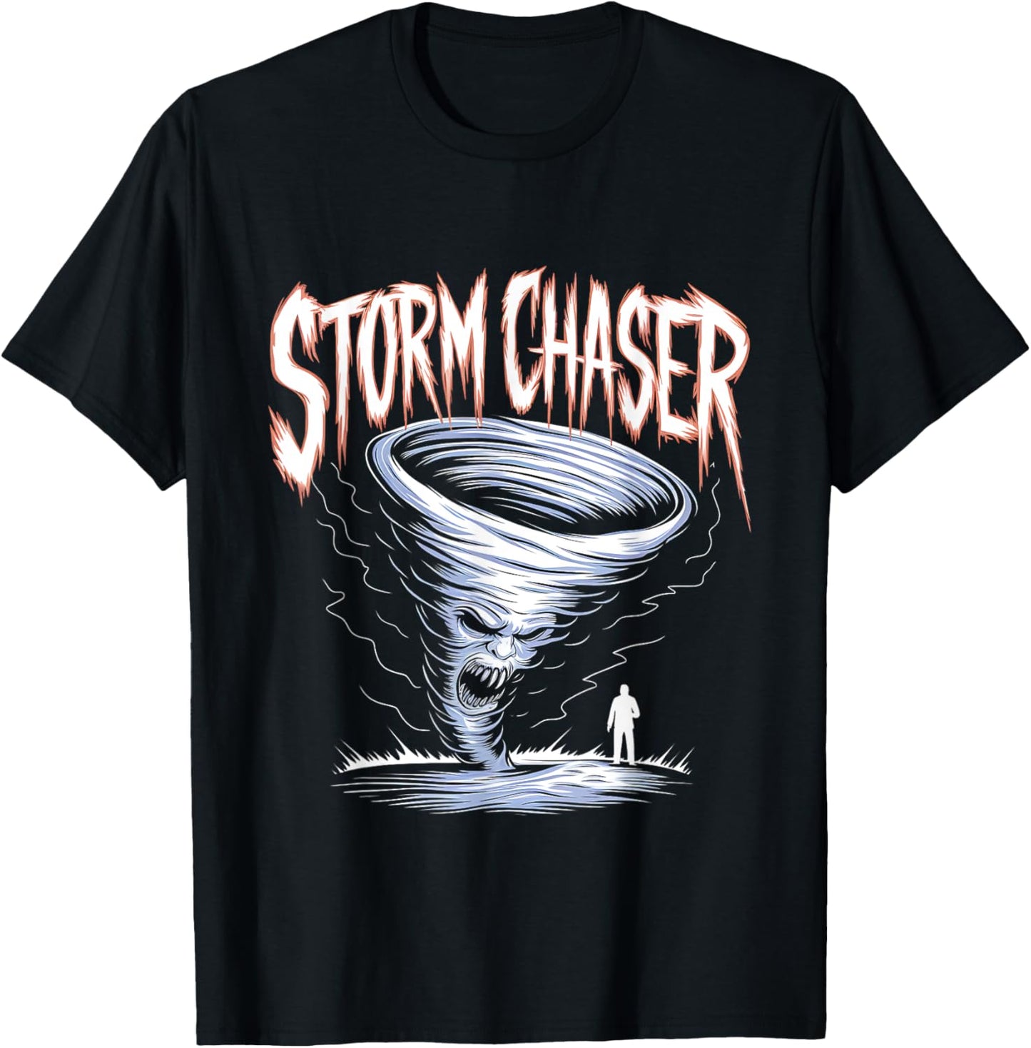 Storm Chaser Costume Tornado Twister Chasers Kids Boys Men T-Shirt - T-Shirt | Black