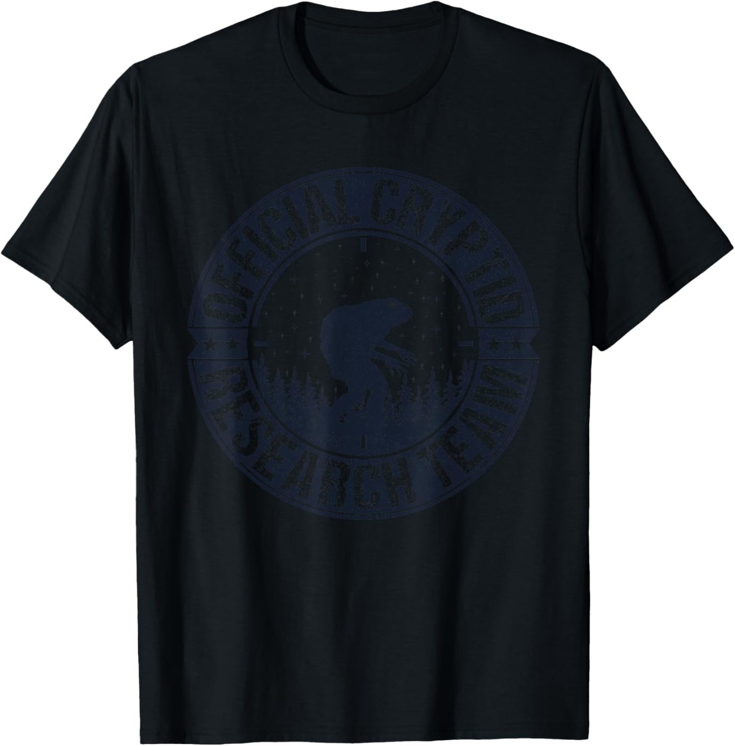 Official Cryptid Research Team Loveland Frogman Hunting T-Shirt - T-Shirt | Black