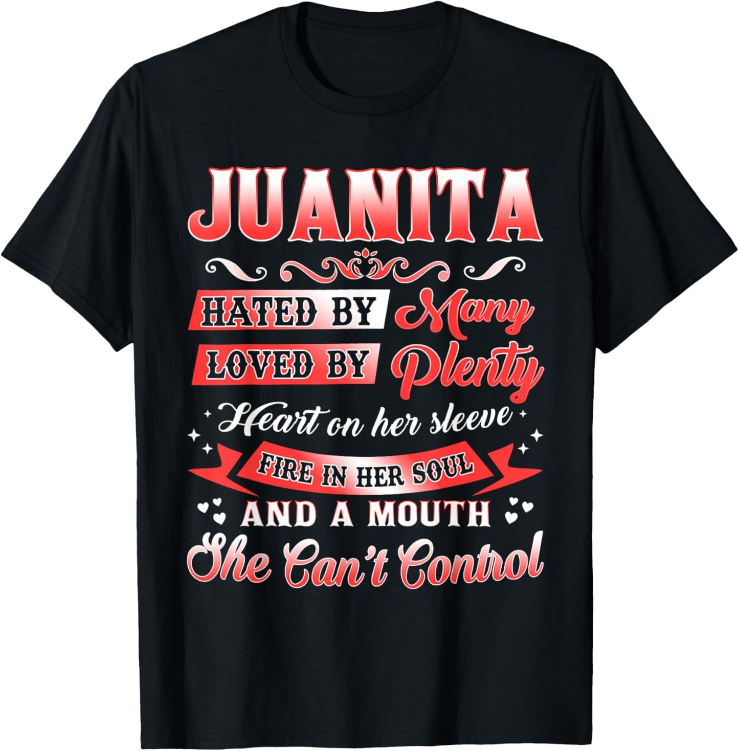 Juanita Name Shirt Personalized Juanita First Name T-Shirt - T-Shirt | Black