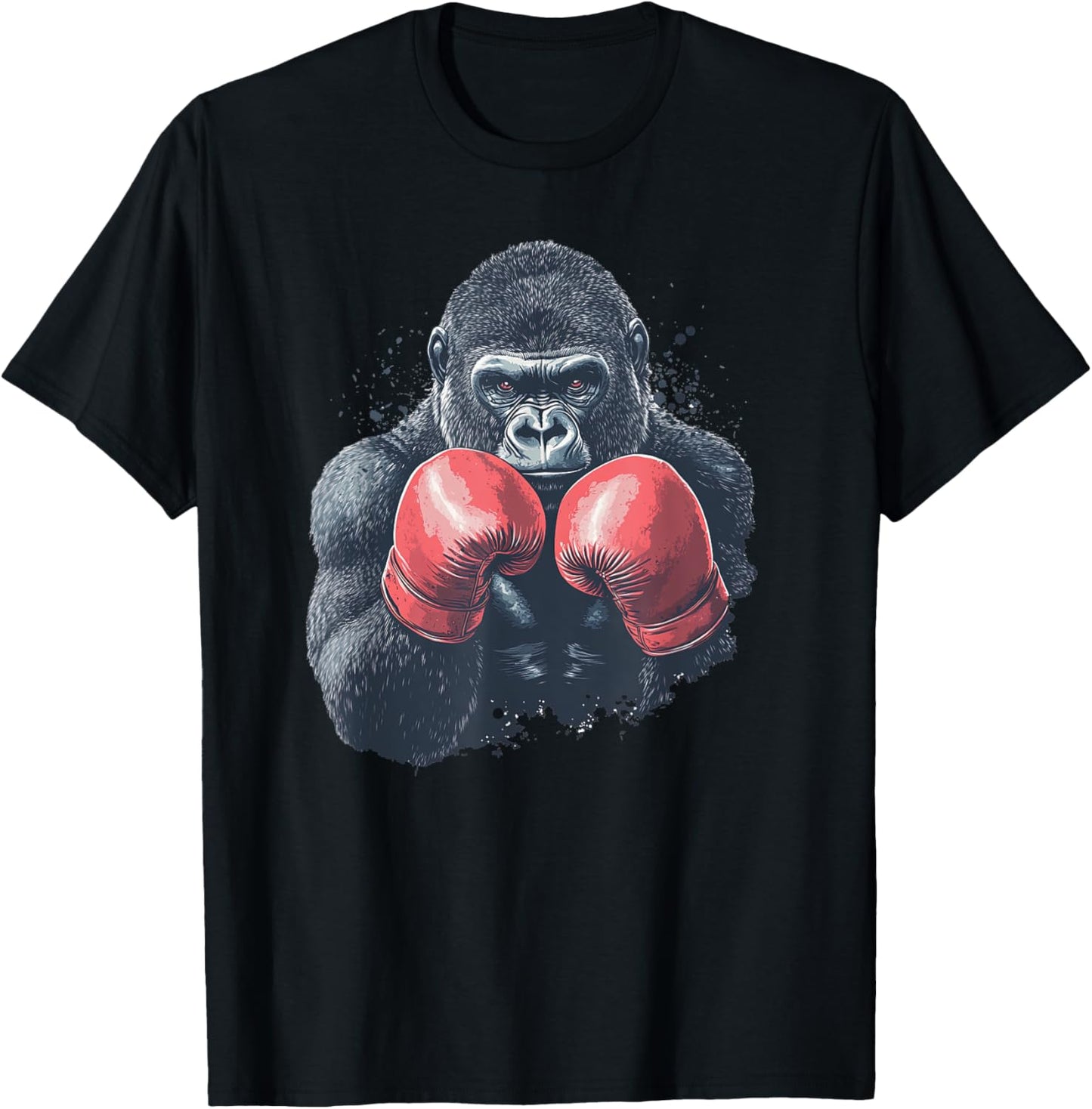 Gorilla in Boxing Gloves - Boxing Training T-Shirt - T-Shirt | Black