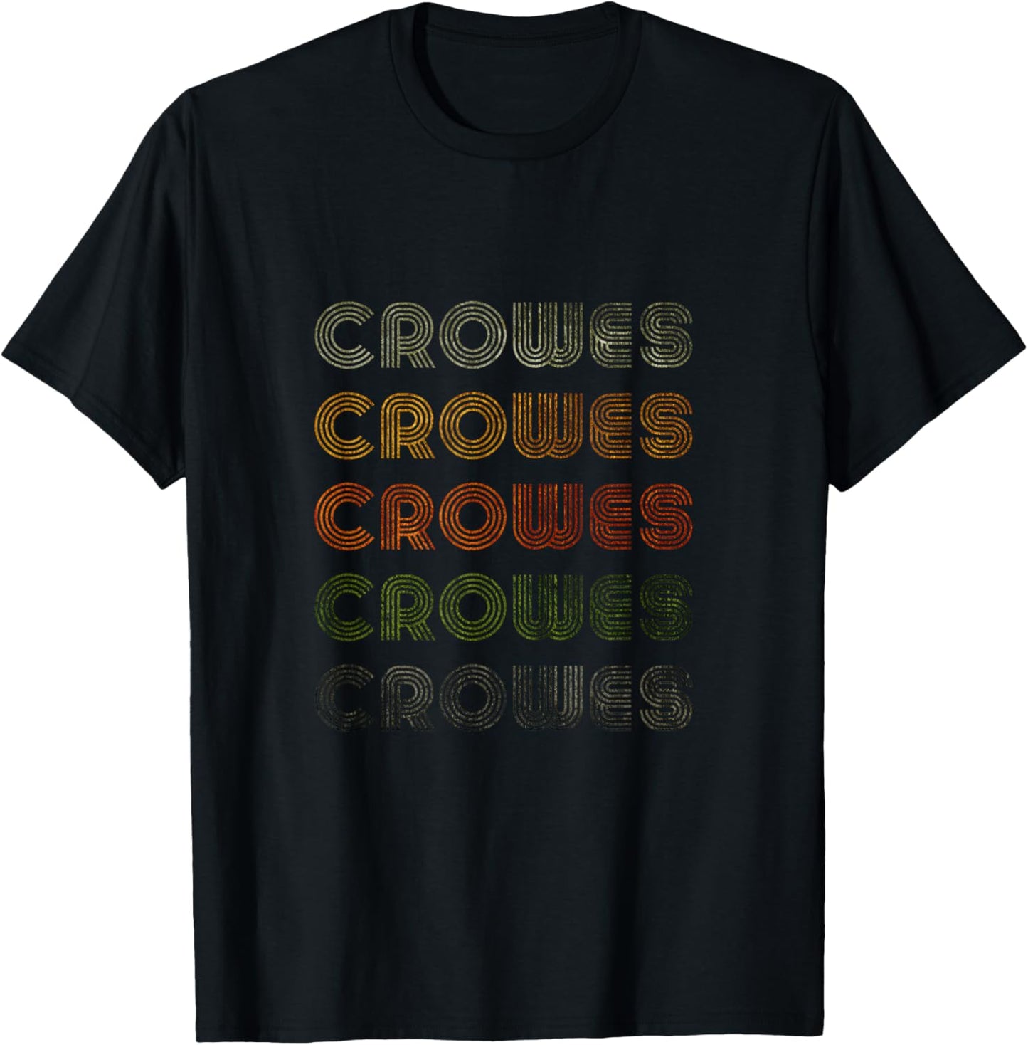 Love Heart Crowes Grunge Vintage Style Black Crowes T-Shirt - T-Shirt | Black