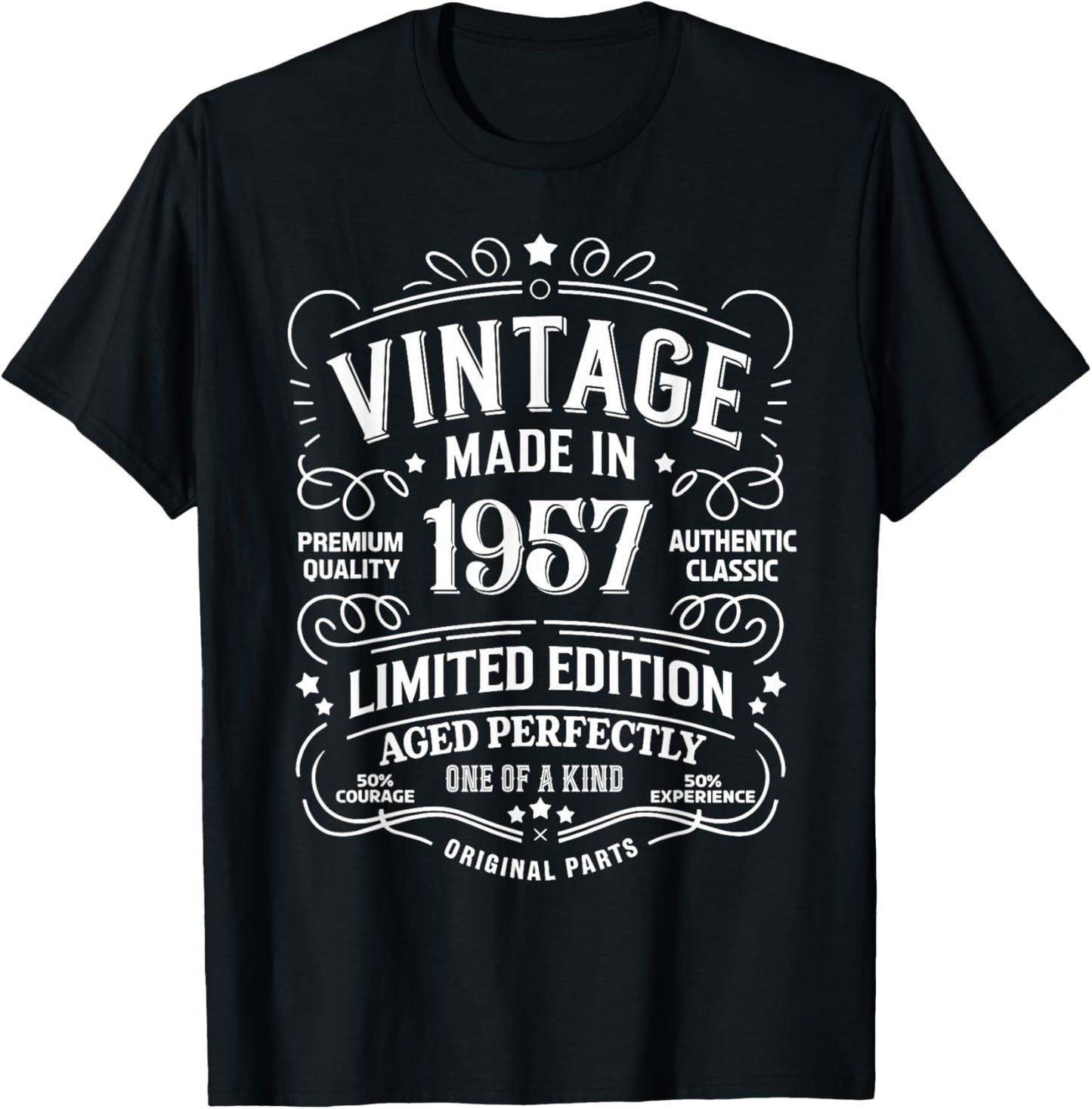 68th Birthday 1957 Birthday Gifts Women T-Shirt - T-Shirt | Black