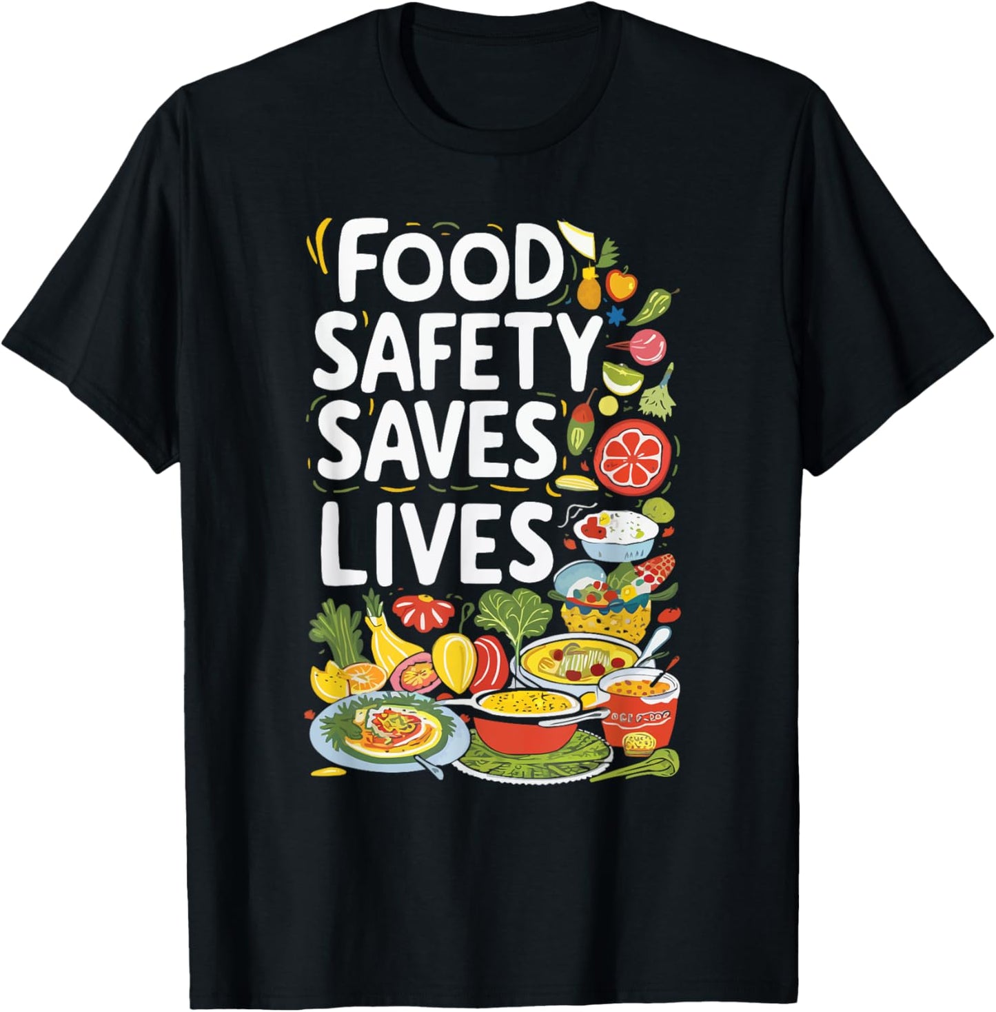 Food Safety Manager Proper Hygiene Job Profession T-Shirt - T-Shirt | Black