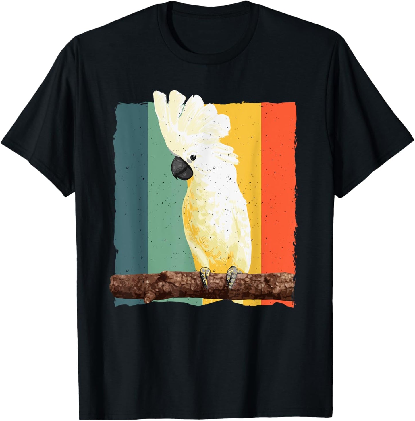 Cool Cockatoo Art Women Parrot Lover Goffin Cockatoo T-Shirt - T-Shirt | Black