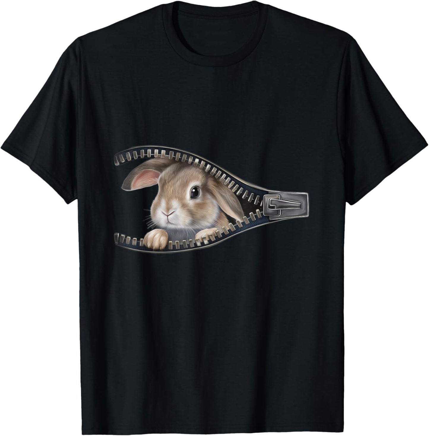 Rabbit T-Shirt - T-Shirt | Black